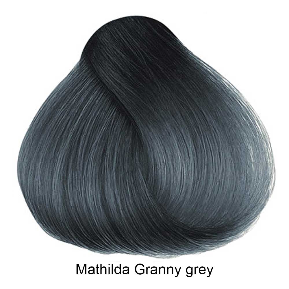 Mathilda Granny grey, semi-permanent hai Mathilda Granny grey, semi-permanent hai